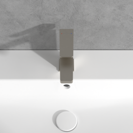 Змішувач для раковини Villeroy & Boch Architectura Square одноважільний матовий нікель TVW12500400064