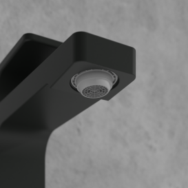 Змішувач для раковини Villeroy & Boch Architectura Square одноважільний матовий чорний TVW125004000K5