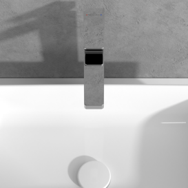 Змішувач для раковини Villeroy & Boch Architectura Square з донним клапаном хром TVW12500200061