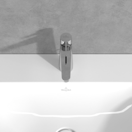 Змішувач для раковини Villeroy & Boch Conum з донним клапаном хром TVW12700300061