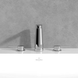 Смеситель для раковины Villeroy & Boch Conum на 3 отверстия хром TVW12700100161