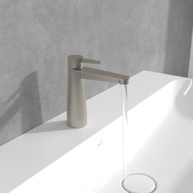 Смеситель для раковины Villeroy & Boch Conum однорычажный матовый никель TVW12700300164