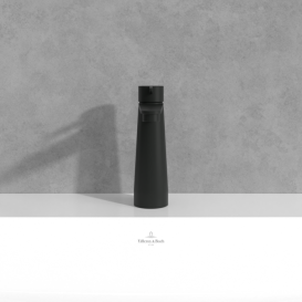 Змішувач для раковини Villeroy & Boch Conum одноважільний матовий чорний TVW127003001K5