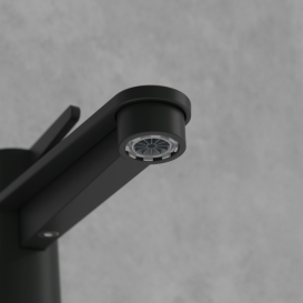 Змішувач для раковини Villeroy & Boch Conum одноважільний матовий чорний TVW127003001K5