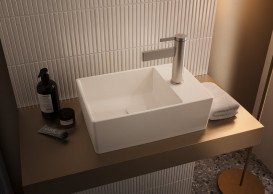 Смеситель для раковины Villeroy & Boch Dawn однорычажный матовый никель TVW10610315164