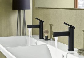 Смеситель для раковины Villeroy & Boch Dawn однорычажный матовый черный TVW106103151K5