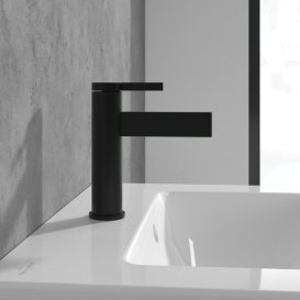 Смеситель для раковины Villeroy & Boch Dawn однорычажный матовый черный TVW106103151K5