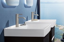 Змішувач для раковини Villeroy & Boch Dawn матовий одноважільний нікель TVW10610315264