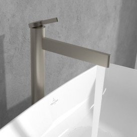 Смеситель для раковины Villeroy & Boch Dawn однорычажный матовый никель TVW10610615164