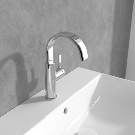 Змішувач для раковини Villeroy & Boch Dawn одноважільний хром TVW10611615161