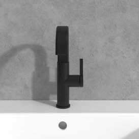 Смеситель для раковины Villeroy & Boch Dawn однорычажный матовый черный TVW106116151K5