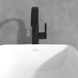 Смеситель для раковины Villeroy & Boch Dawn однорычажный матовый черный TVW106119151K5