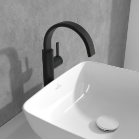 Смеситель для раковины Villeroy & Boch Dawn однорычажный матовый черный TVW106119151K5