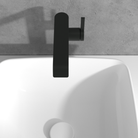 Смеситель для раковины Villeroy & Boch Dawn однорычажный матовый черный TVW106119152K5