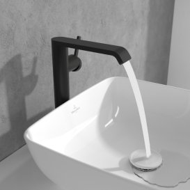 Смеситель для раковины Villeroy & Boch Dawn однорычажный матовый черный TVW106119152K5