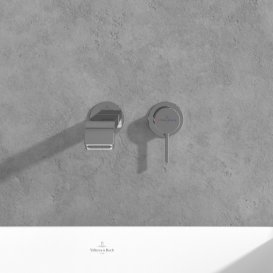 Змішувач для раковини Villeroy & Boch Dawn настінний на 2 отвори хром TVZ10600300061