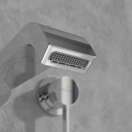 Змішувач для раковини Villeroy & Boch Dawn настінний на 2 отвори хром TVZ10600300061