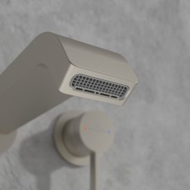 Смеситель для раковины Villeroy & Boch Dawn настенный на 2 отверстия матовый никель TVZ10600300064