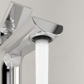 Змішувач для раковини Villeroy & Boch Liberty з донним клапаном хром TVW10700100061