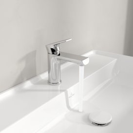 Змішувач для раковини Villeroy & Boch Liberty одноважільний хром TVW10700100161