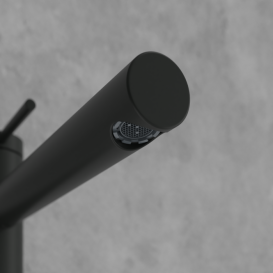 Змішувач для раковини Villeroy & Boch Loop & Friends одноважільний матовий чорний TVW106106153K5