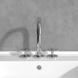 Смеситель для раковины Villeroy & Boch Loop & Friends на 3 отверстия хром TVZ10600900061