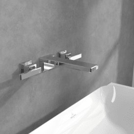 Змішувач для раковини Villeroy & Boch Mettlach настінний на 3 отвори хром TVW12600400061