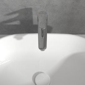 Змішувач для раковини Villeroy & Boch O.novo одноважільний хром TVW10510611061
