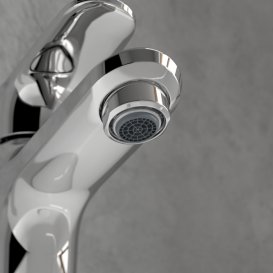 Смеситель для раковины Villeroy & Boch O.novo с донным клапаном хром TVW10514111061