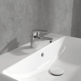 Смеситель для раковины Villeroy & Boch O.novo с донным клапаном хром TVW10514111061
