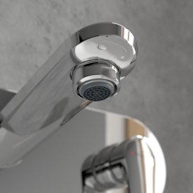 Змішувач для раковини Villeroy & Boch O.novo настінний одноважільний хром TVW10511211061