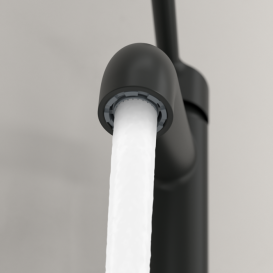 Змішувач для раковини Villeroy & Boch Skyla одноважільний матовий чорний TVW116003000K5