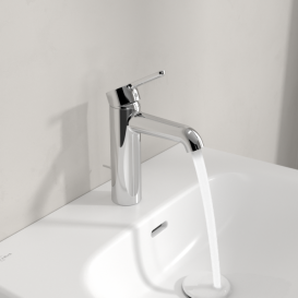 Смеситель для раковины Villeroy & Boch Skyla с донным клапаном хром TVW11600500061