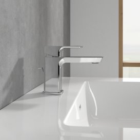 Смеситель для раковины Villeroy & Boch Subway 3.0 с донным клапаном хром TVW11200100061