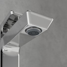 Смеситель для раковины Villeroy & Boch Subway 3.0 с донным клапаном хром TVW11200100061