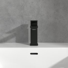 Смеситель для раковины Villeroy & Boch Subway 3.0 однорычажный матовый черный TVW112003000K5