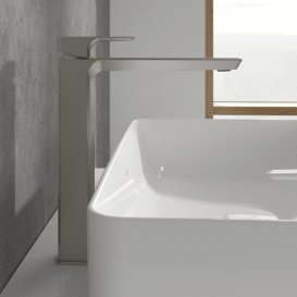 Смеситель для раковины Villeroy & Boch Subway 3.0 однорычажный матовый никель TVW11200400064