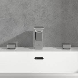 Змішувач для раковини Villeroy & Boch Subway 3.0 на 3 отвори хром TVW11200500061