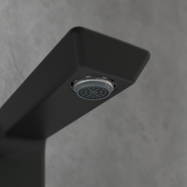 Змішувач для раковини Villeroy & Boch Subway 3.0 на 3 отвори матовий чорний TVW112005000K5