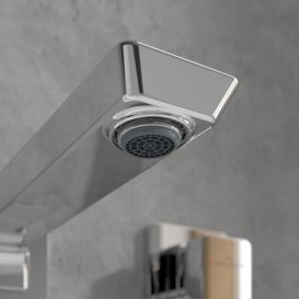 Смеситель для раковины Villeroy & Boch Subway 3.0 настенный на 2 отверстия хром TVW11200700061