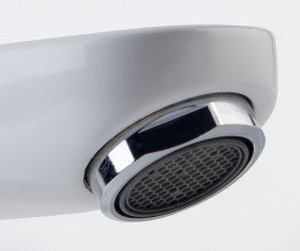 Смеситель для раковины Kludi PURE&EASY 70 однорычажный  белый 373829165