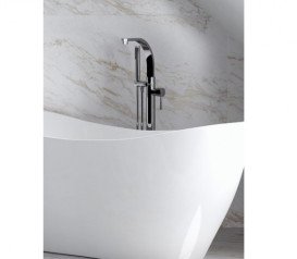 Смеситель для ванной Besco Decco I напольный с душевым гарнитуром хром BW-DI-CH