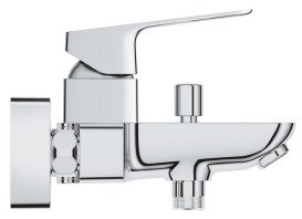 Змішувач для ванної кімнати Grohe Cubeo з душовим гарнітуром Tempesta хром BF101813TR