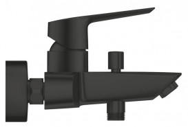Смеситель для ванной Grohe QuickFix Start с душевым набором черный матовый UA30330702