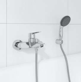 Смеситель для ванной Grohe QuickFix Start однорычажный хром 24206002