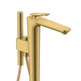 Змішувач для ванної кімнати Hansgrohe Axor Citterio C підлоговий з душовим гарнітуром поліроване золото 49441990