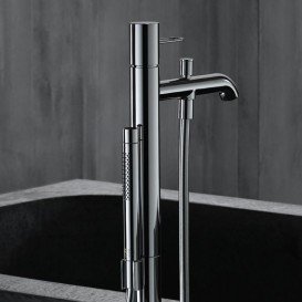 Смеситель для ванной Hansgrohe Axor Uno напольный хром 38442000