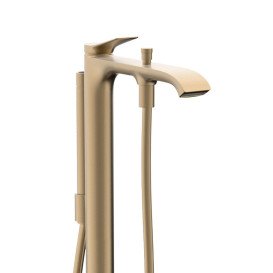 Змішувач для ванної кімнати Hansgrohe Vivenis підлоговий з душовим гарнітуром бронза матова 75445140