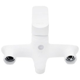 Змішувач для ванної кімнати Kroner KRM Fulda-W070 з душовим гарнітуром білий CV018081