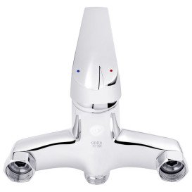 Смеситель для ванной Kroner KRM Odra-C070 с душевым гарнитуром хром CV019269